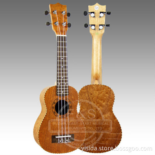 Arched Back 21'' Ashtree Soprano Ukulele